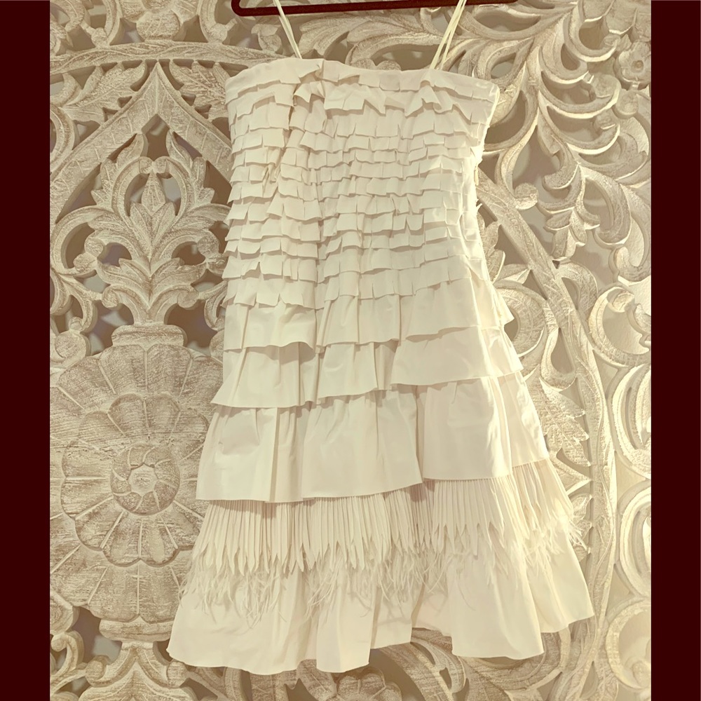 Adorable white cocktail dress